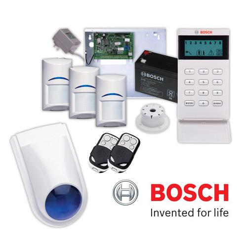 BOSCH SOLUTION 2000 ALARM PACKAGE WITH REMOTES